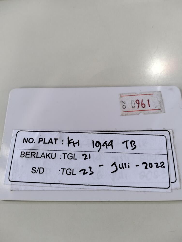 KARTU KEMBALI 961