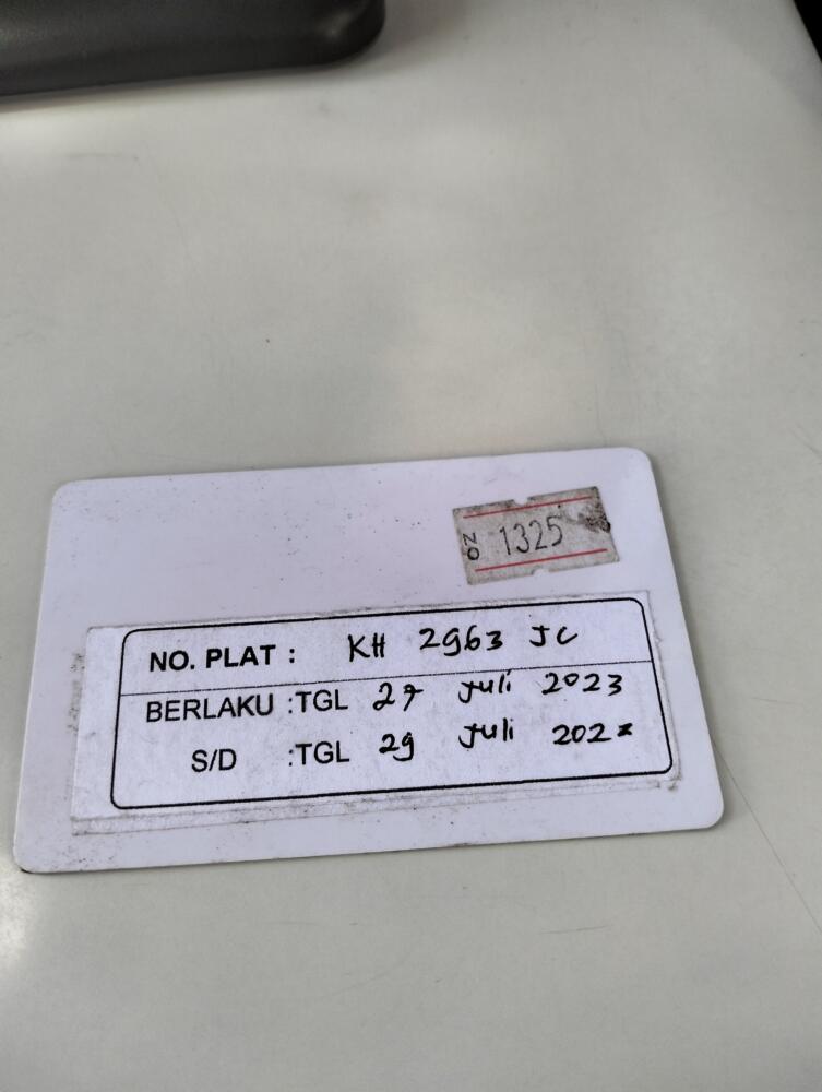 KARTU KEMBALI 1325