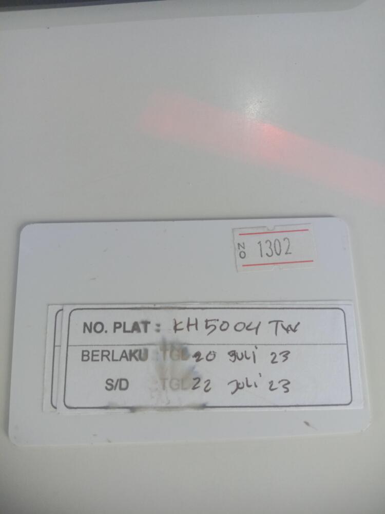 Kartu member kembali id 1302
