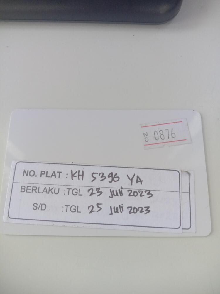 Kartu member kembali id 876