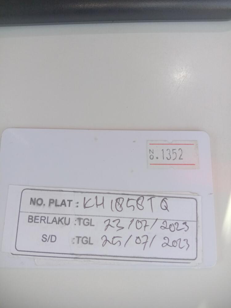 Kartu member kembali id 1352