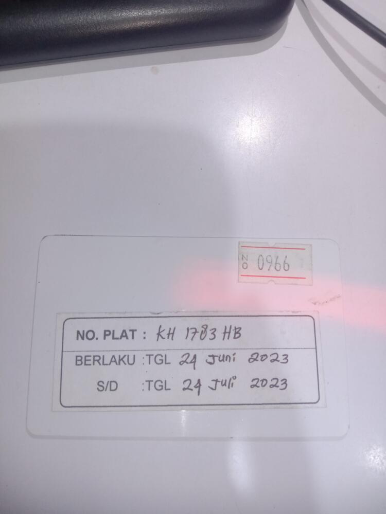 Kartu member kembali id 966