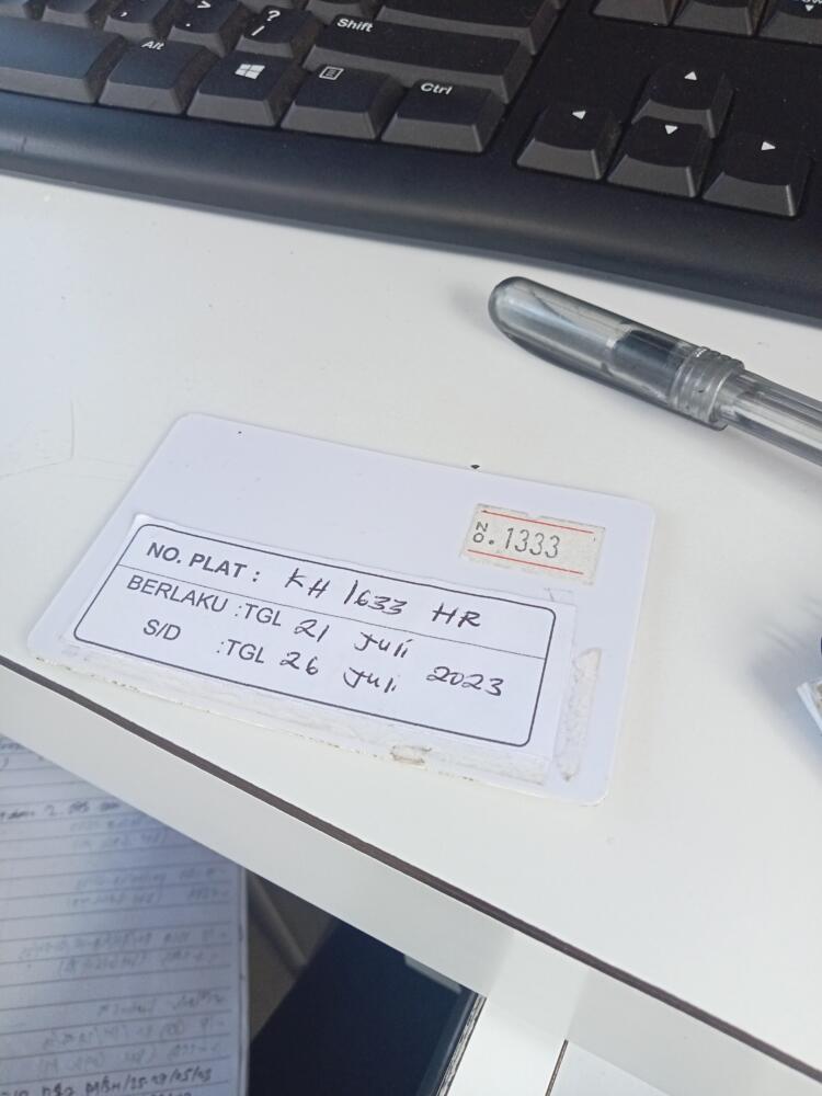 Kartu kembali ID 1333