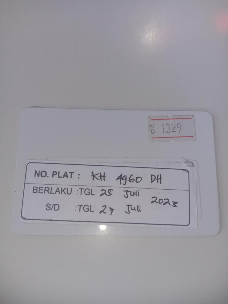 Kartu member kembali id 1329