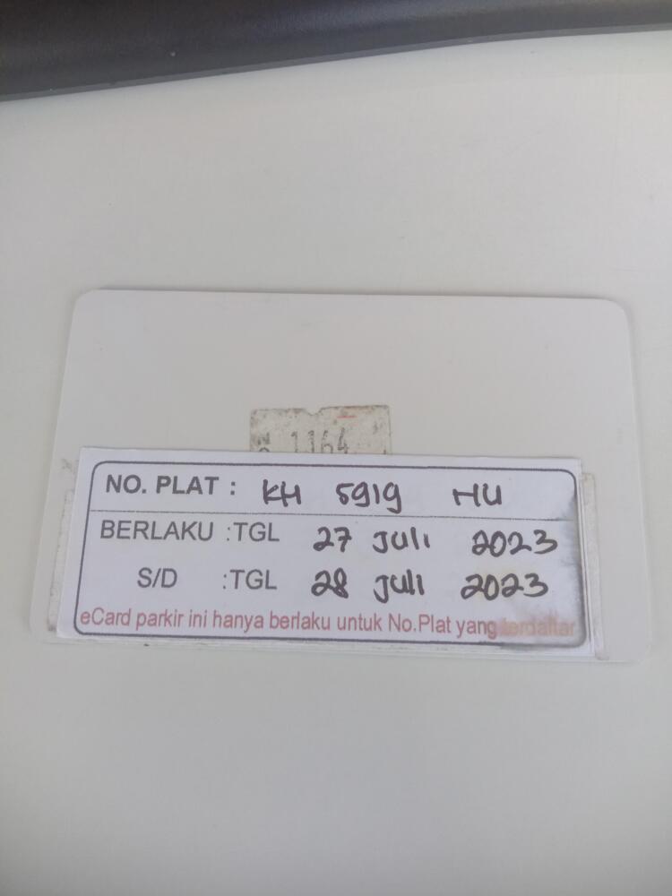 Kartu member kembali id 1164