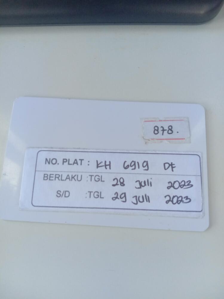 Kartu member kembali id 878