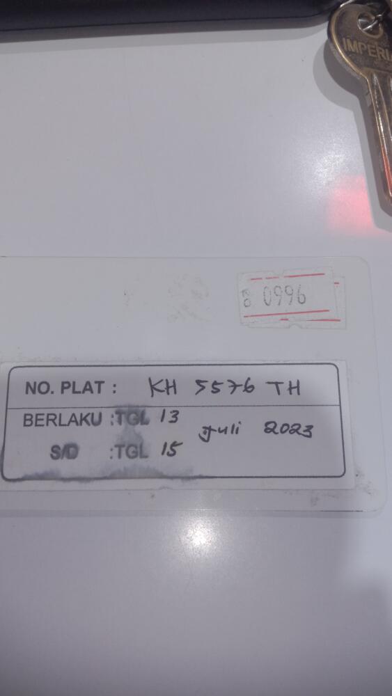Kartu member kembali id 996