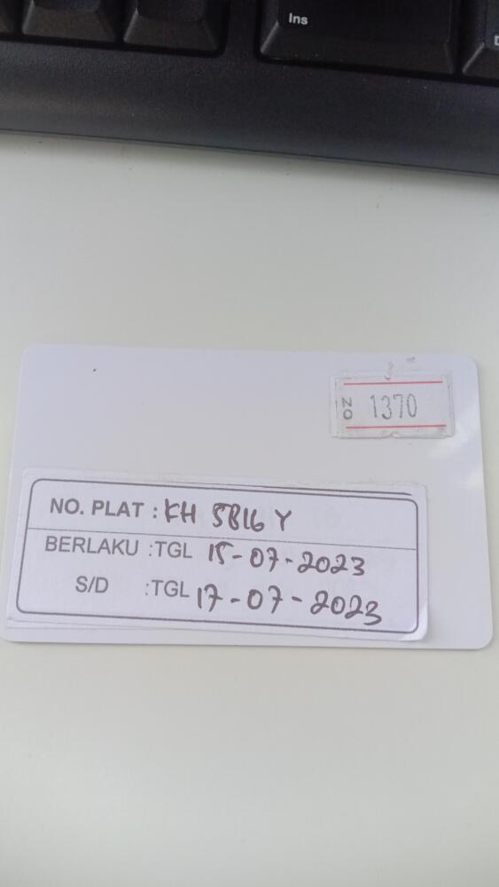 Kartu member kembali id 1370