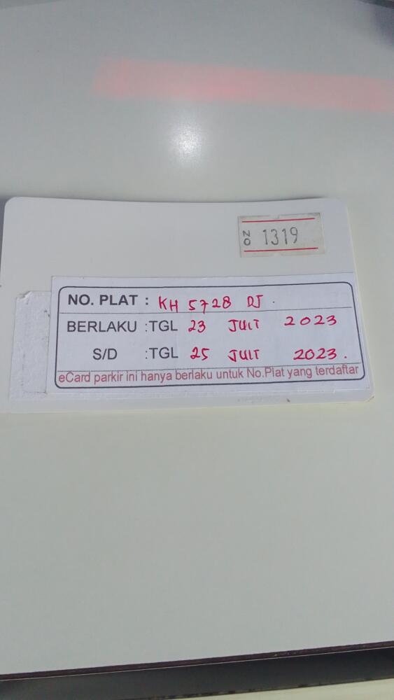kartu kembali