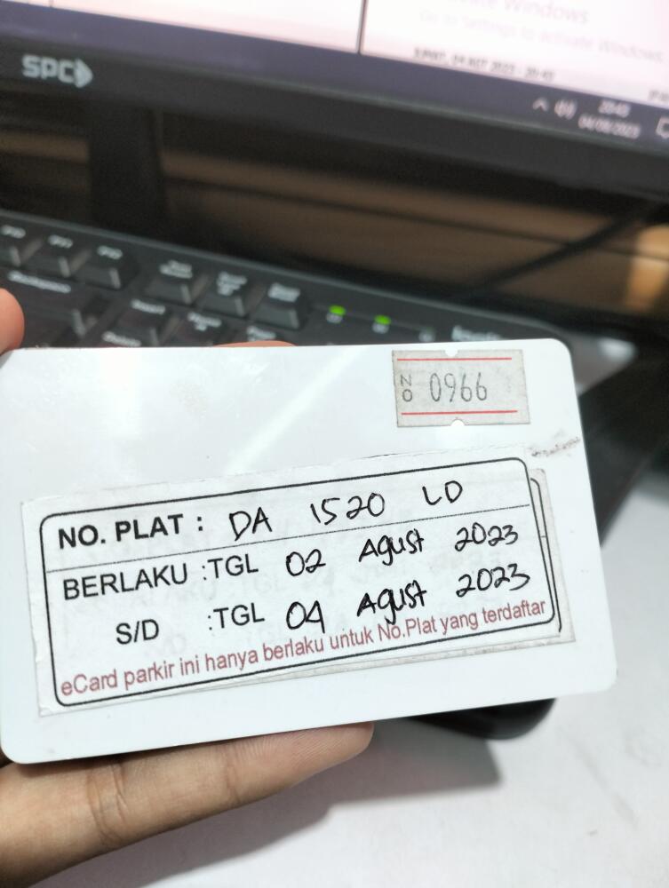 KARTU KEMBALI 966