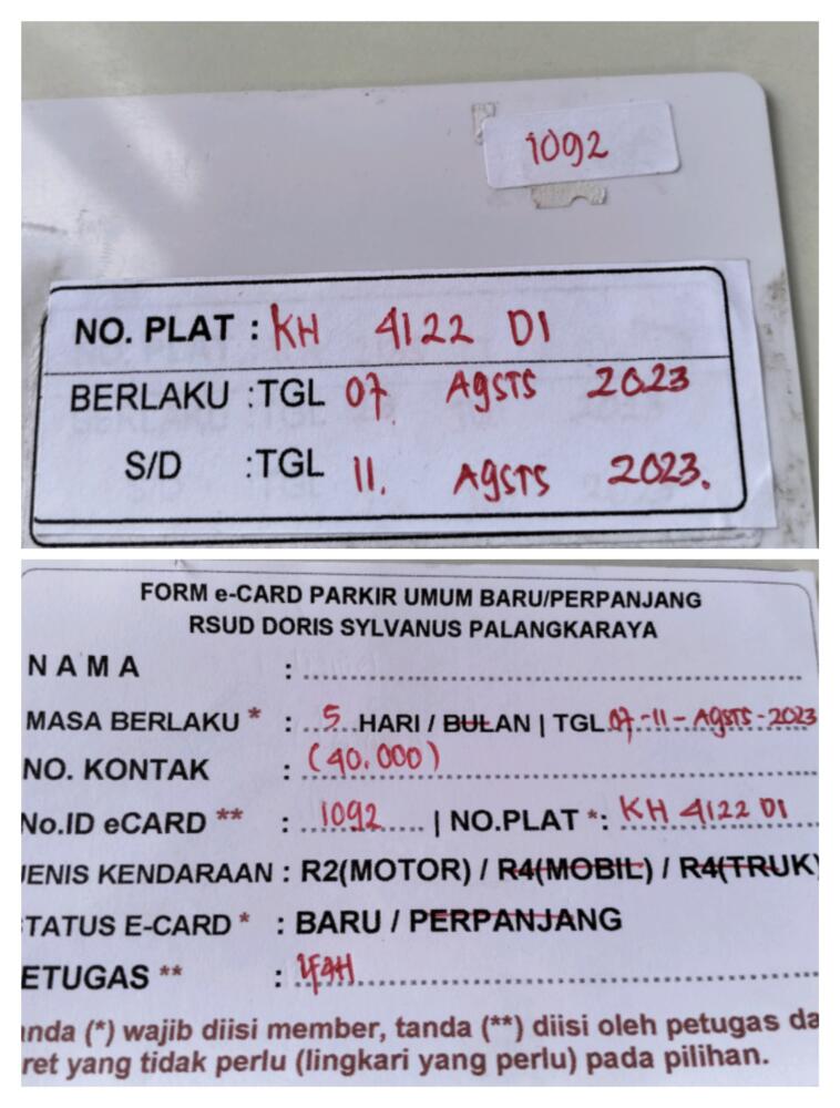 MEMBER UMUM AKTIF BARU/R2 (5H) 1092