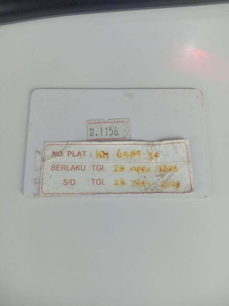 Kartu member kembali id 1156