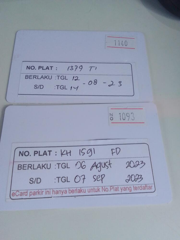 KARTU KEMBALI ID:1140, ID:1093