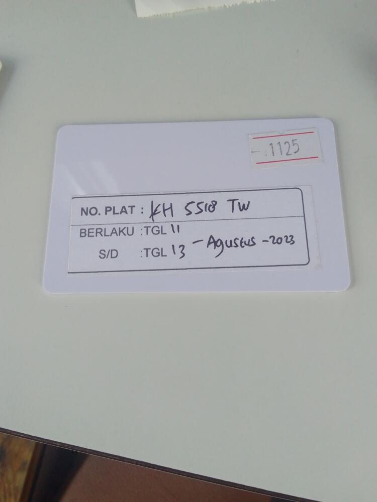KARTU KEMBALI ID:1125