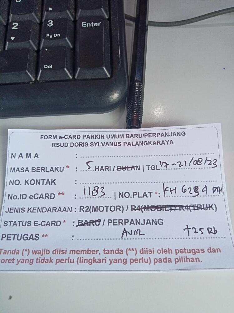 Perpanjang member R2 ID 1183