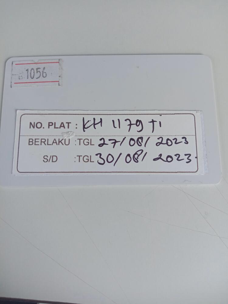 Kartu member kembali id 1056