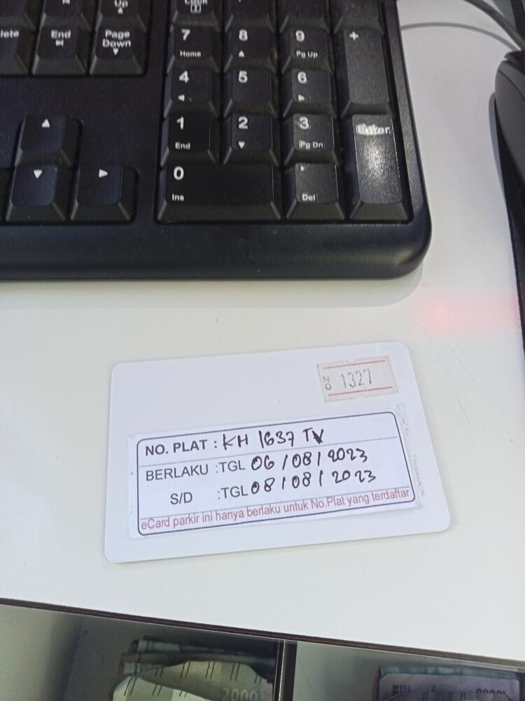 Kartu kembali id 1327