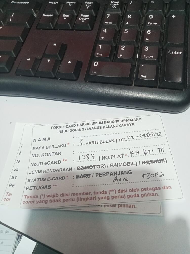 Perpanjang member R4 ID 1237