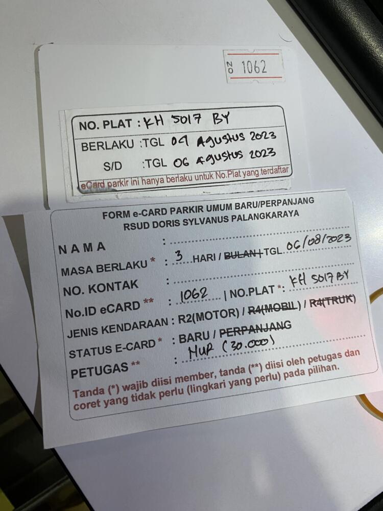 Member umum baru ID 1062