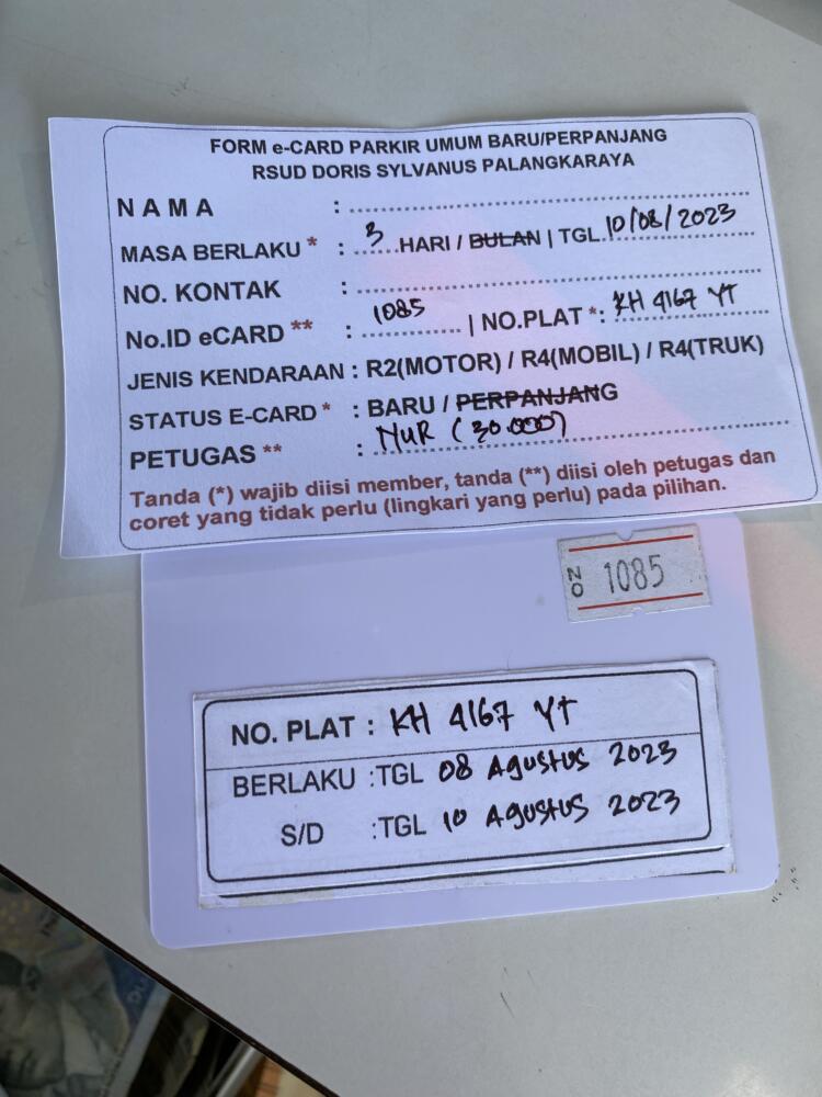 Kartu member baru ID 1085
