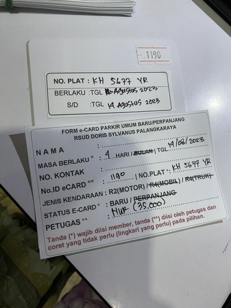 Member umum baru ID 1190