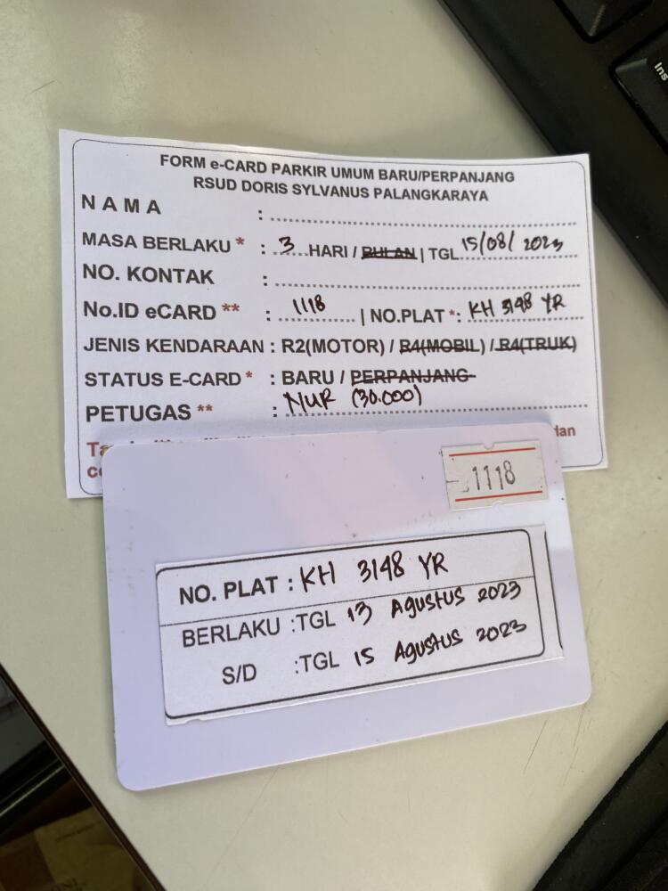 Kartu member umum baru ID 1118