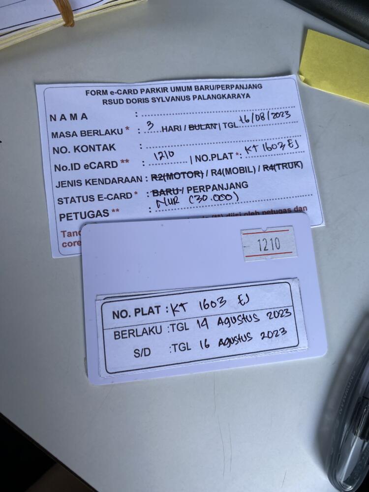 Member umum perpanjang ID 1210