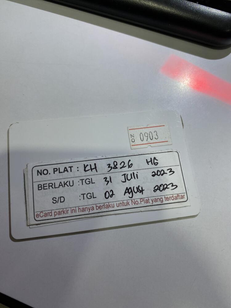 Kartu kembali ID 903