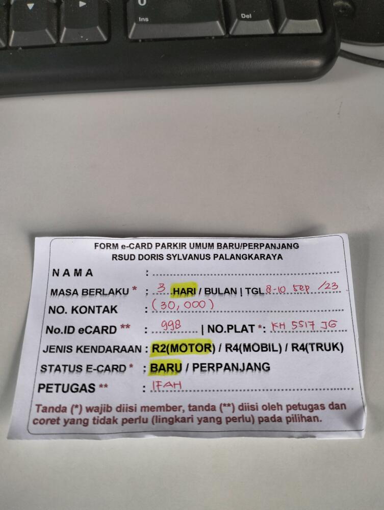 MEMBER BARU/R2 (3H) 998