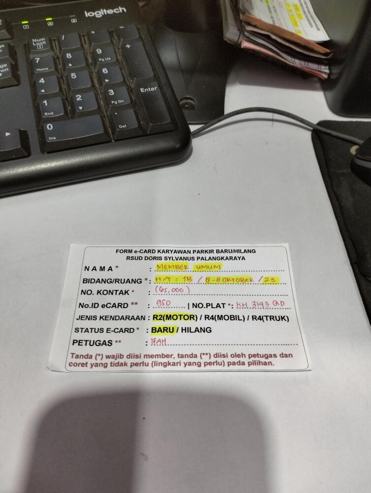 MEMBER BARU/R2 (1B) 950