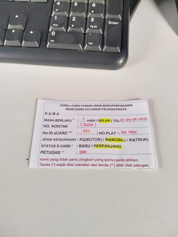 PERPANJANG MEMBER 987