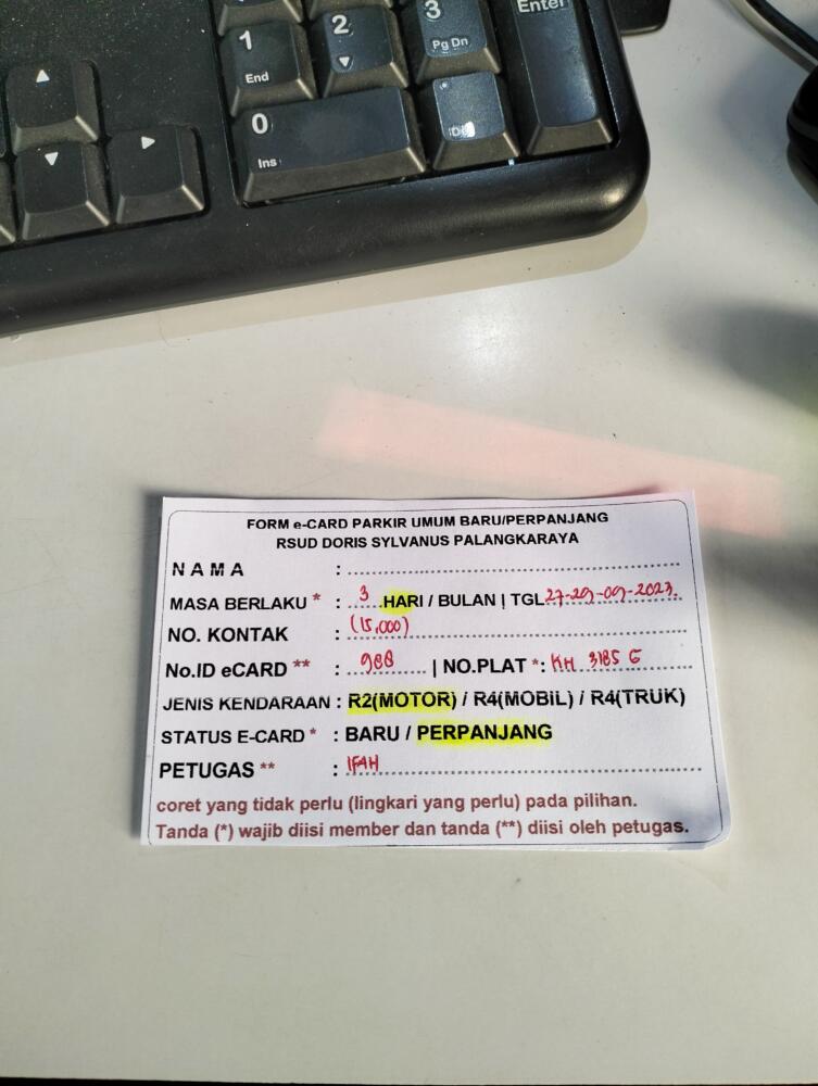 PERPANJANG MEMBER 988