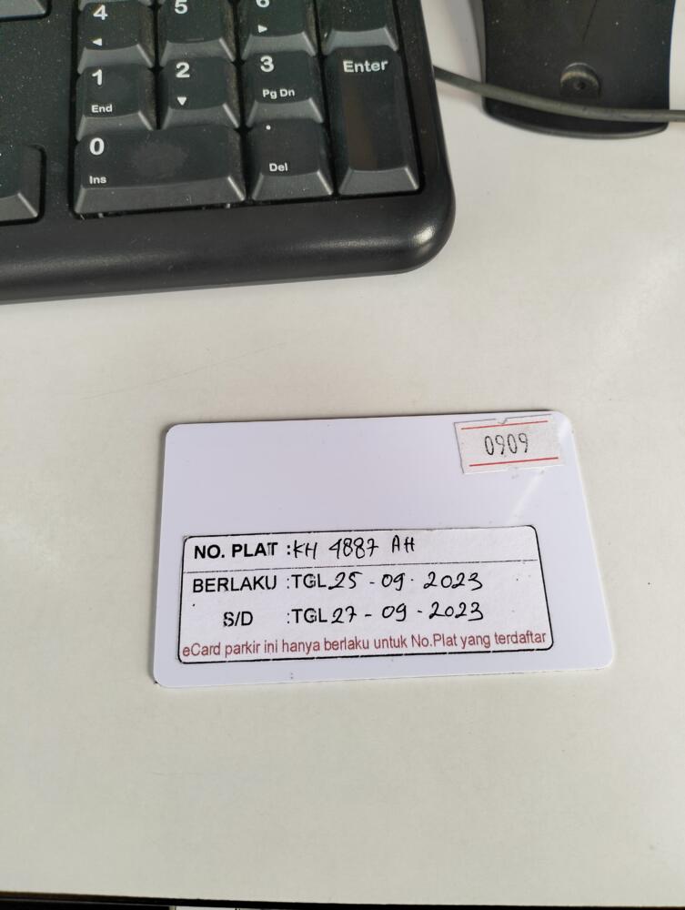 KARTU KEMBALI 909
