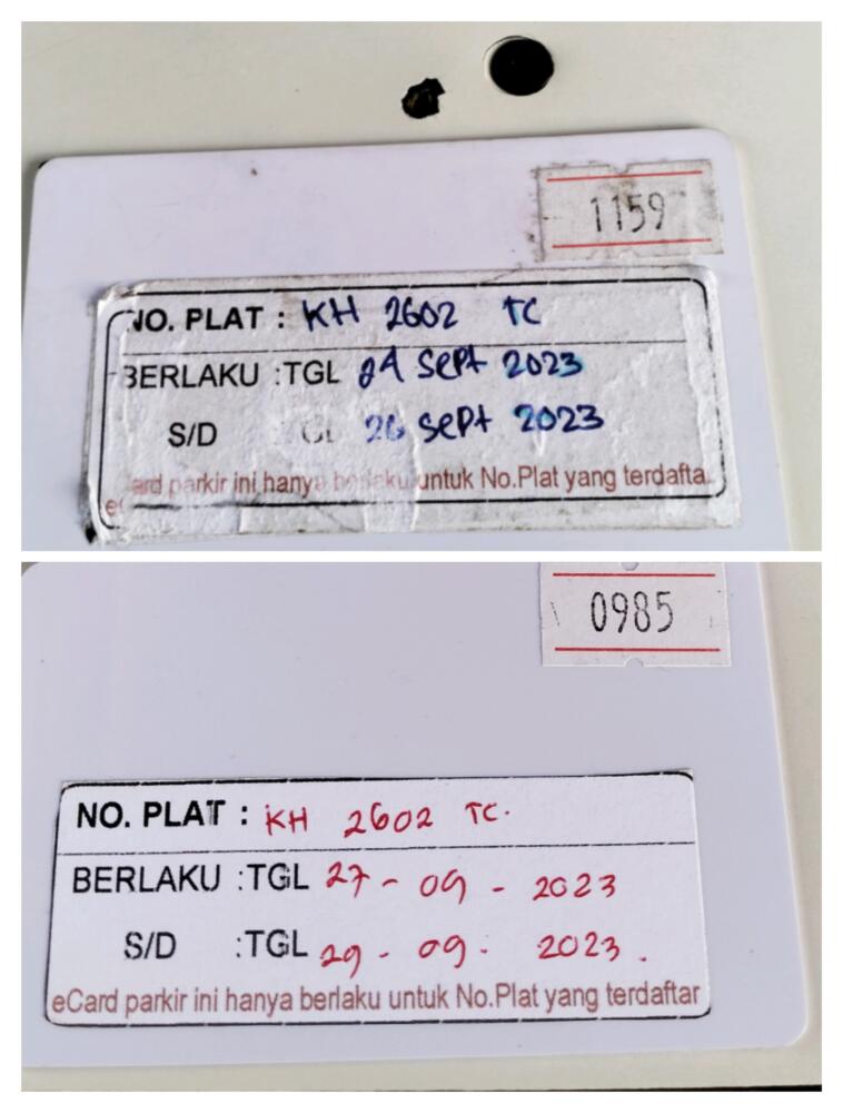 PERPANJANG MEMBER 1159 pindah ke id 985