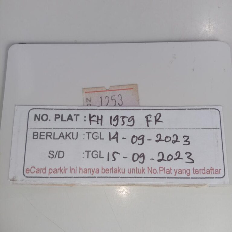 Kartu member kembali id 1253