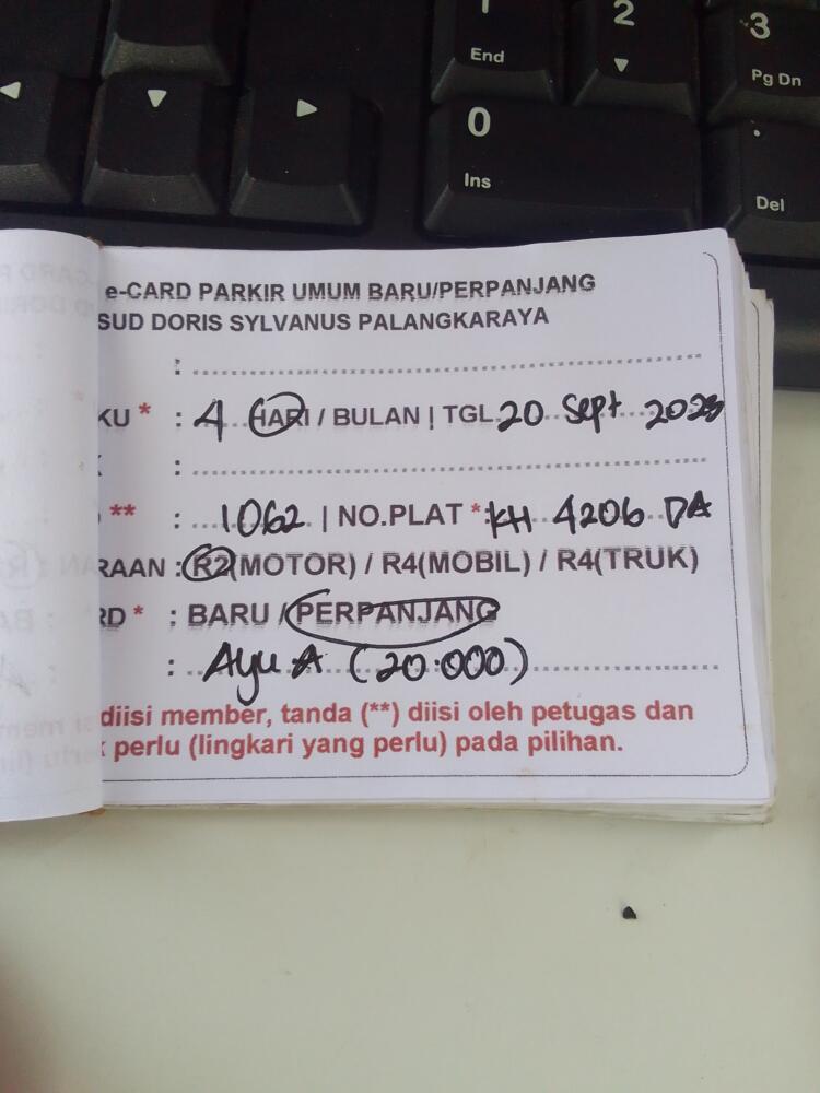PERPANJANG KARTU ID:1062