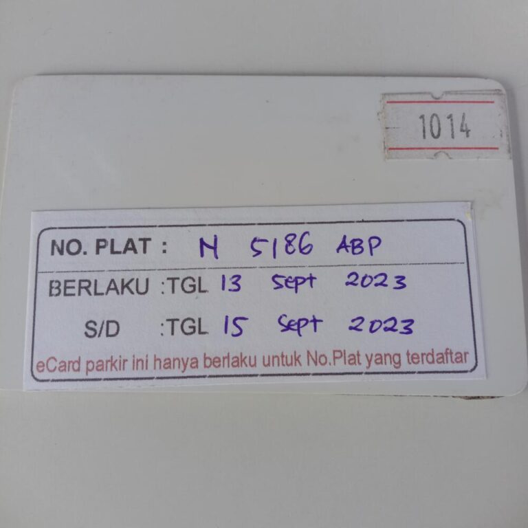 Kartu member kembali id 1014