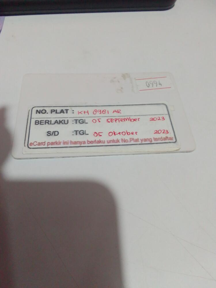KARTU KEMBALI ID:994