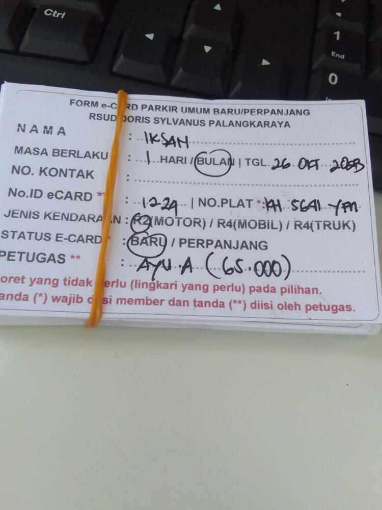 kARTU MEMBER BARU ID:1224