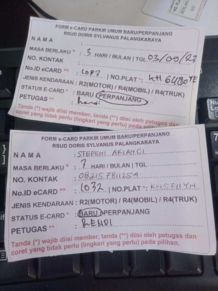 member baru -1032 /perpanjng member 1053