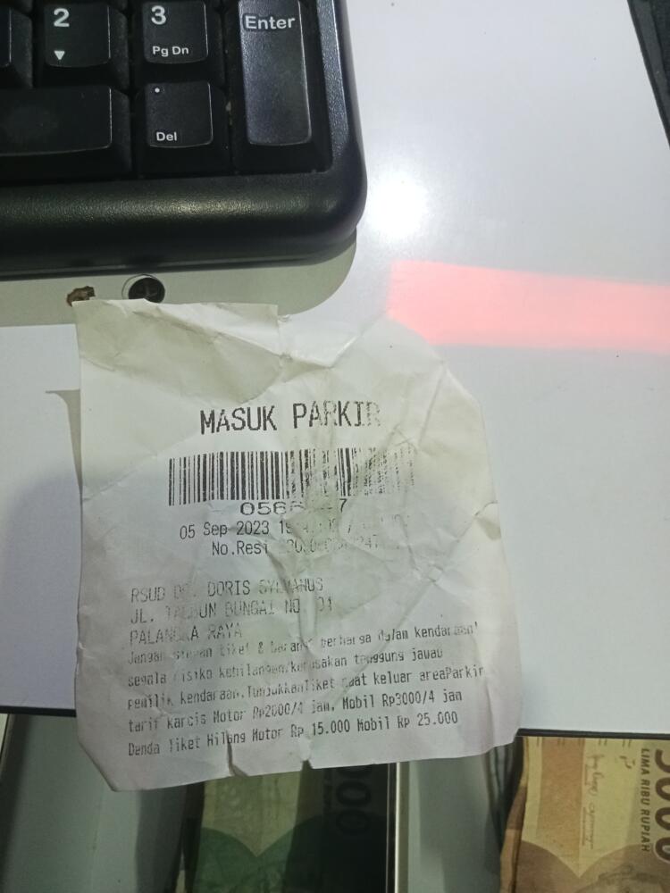 Denda karcis Rusak R2