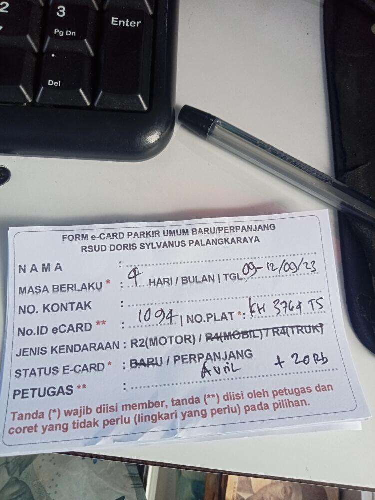 Perpanjang member R2 ID 1094