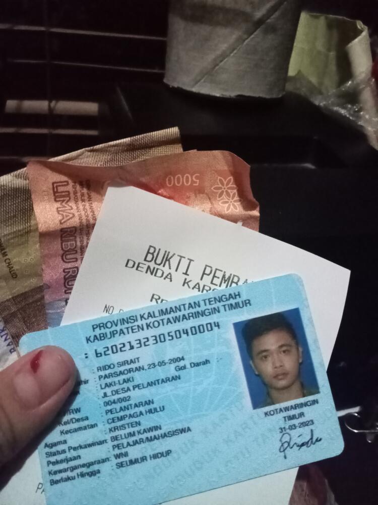 Denda Karcis Hilang R2