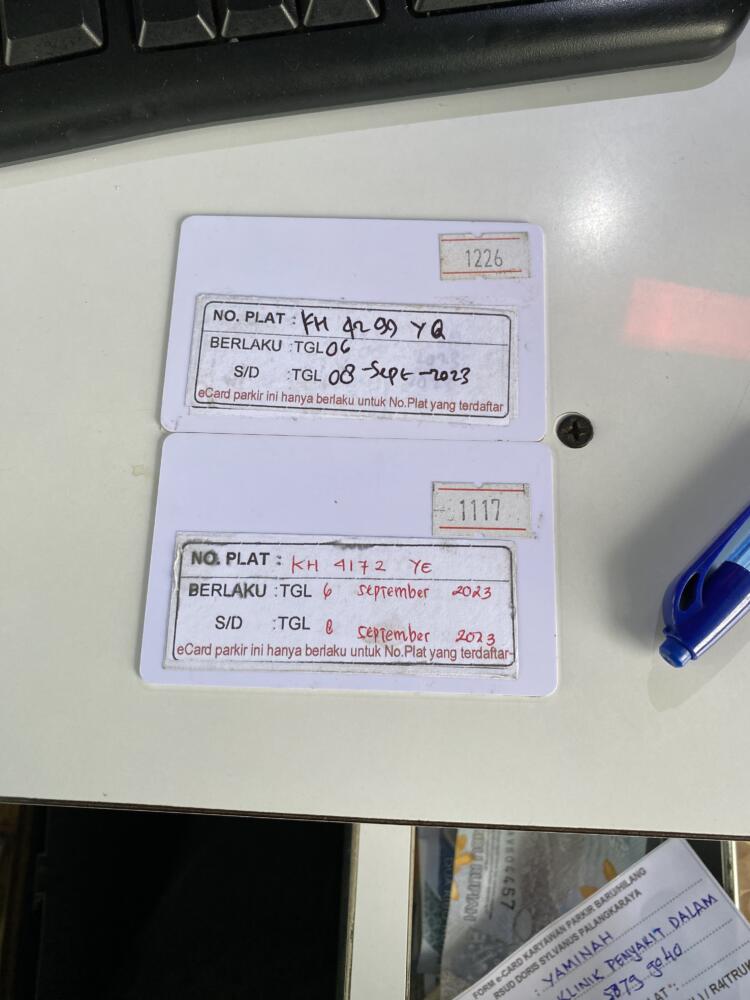 Kartu kembali ID 1117 & 1226