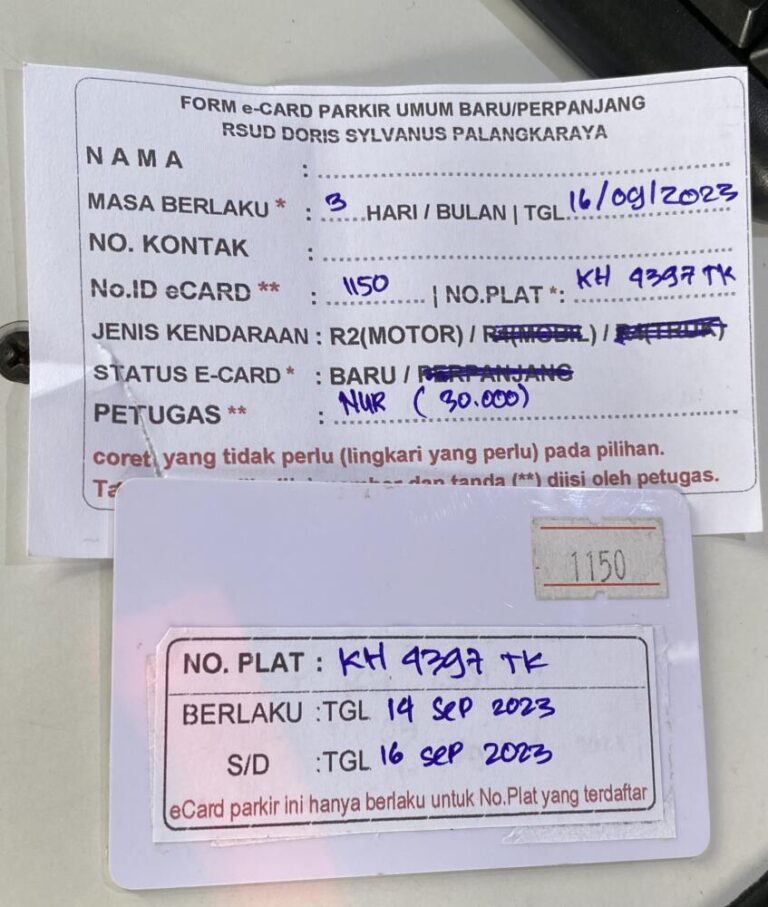 Kartu member baru ID 1150