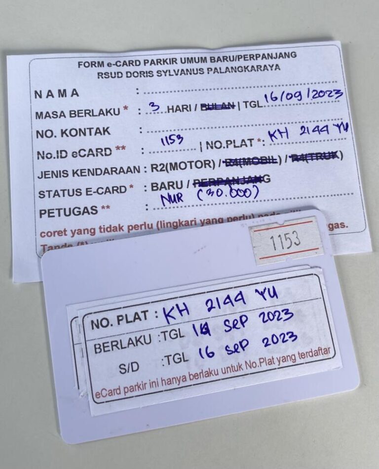 Kartu member baru ID 1153