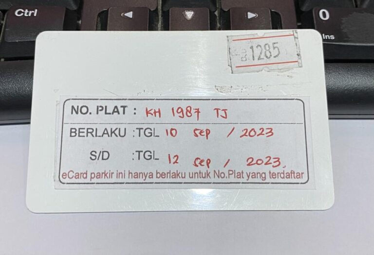Kartu kembali ID 1285