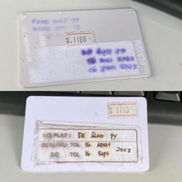 Kartu kembali ID 1188 & 1113