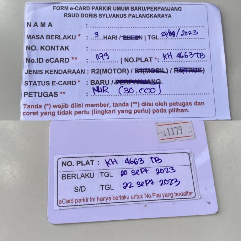 Kartu member baru ID 1179