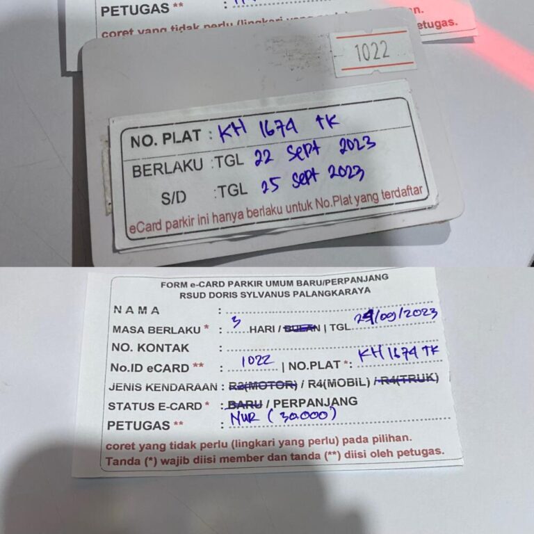 Kartu member perpanjang R4 ID 1022